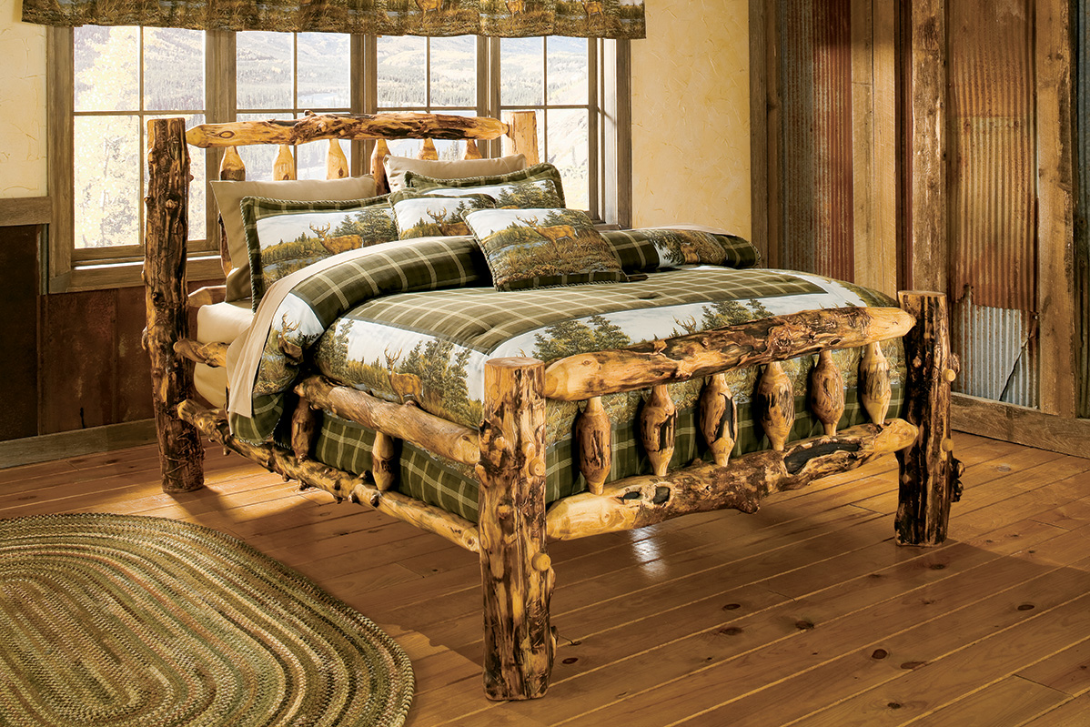 Aspen Grizzly Log Bed